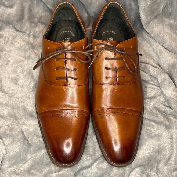 Stacy Adams Mens Oxford Leather Memory 